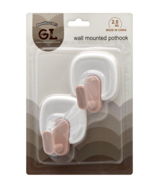 Крючки декоративные самоклеящиеся R25793 2 шт. 5х5 см Крючки декоративные самоклеящиеся R25793 2 шт. 5х5 см