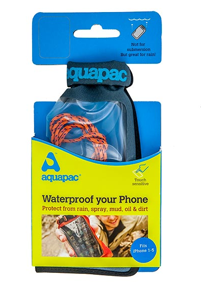 Чехол водонепроницаемый мини AQUAPAC 044 Mini Stormproof Phone Case Серый - фото 3