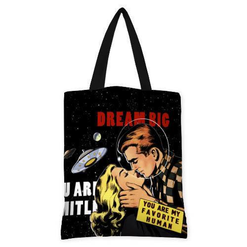 Сумка женская тканевая Presentville Dream big (SV UNI012 BL) Сумка женская тканевая Presentville Dream big (SV UNI012 BL)