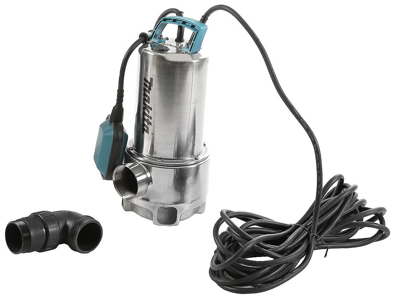 Погружной насос Makita PF1110 (1.1 кВт, 250 л/мин) с 2-х дюймовым выпускным патрубком (4464)