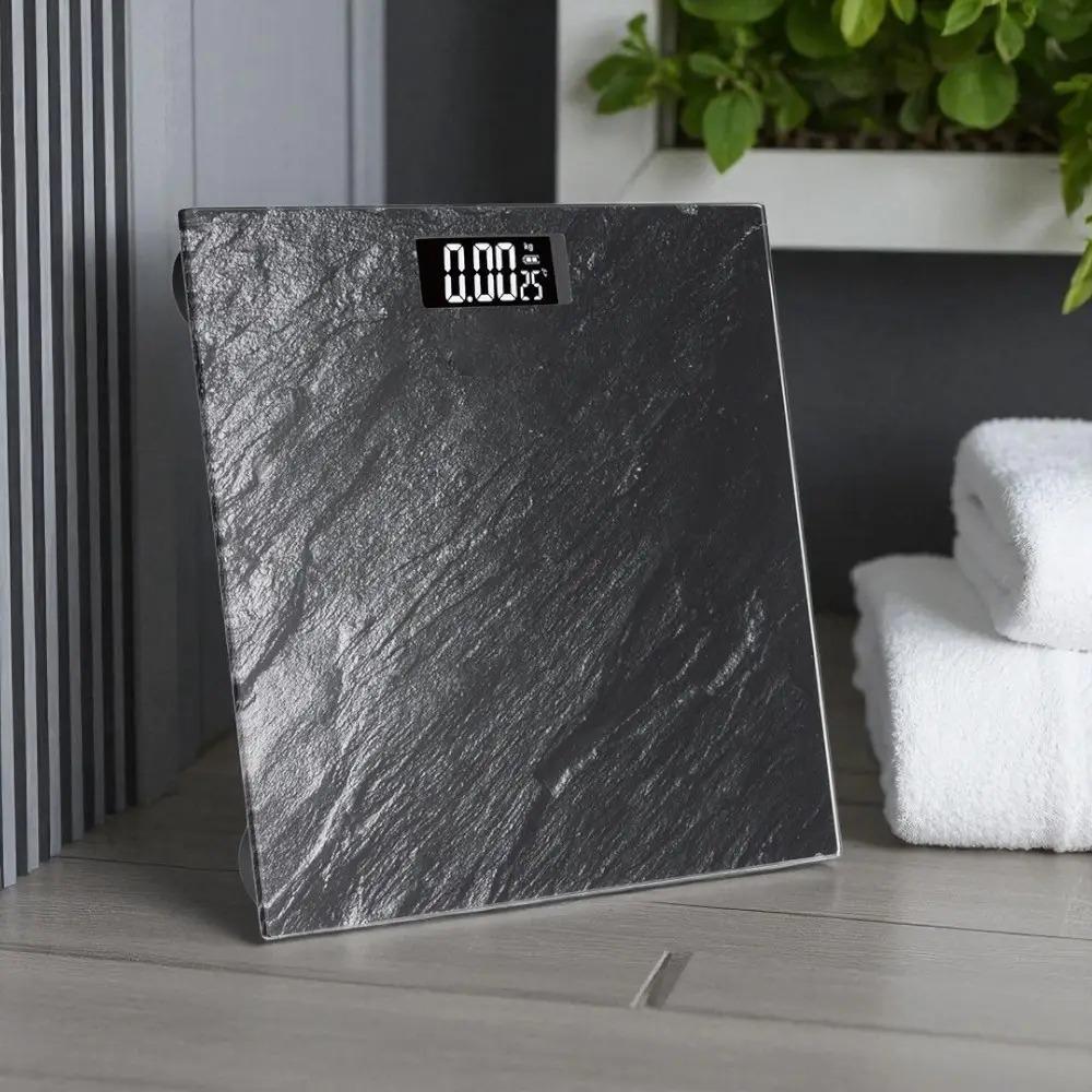 Ваги підлогові з дисплеєм Domotec MS-10000 максимальне навантаження 180 кг 28х28 см Чорний (363357U) - фото 3