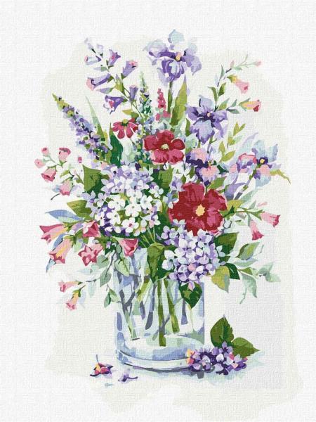 Картина по номерам Идейка Цветы Аромат цветов 30х40 см в термопакете (KHO2963)