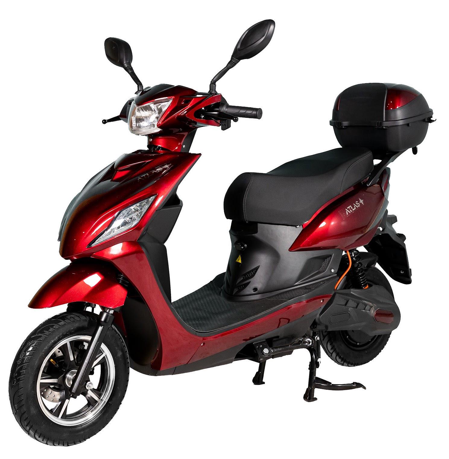 Электроскутер ATLAS Shark Box 1500W Red (3058)