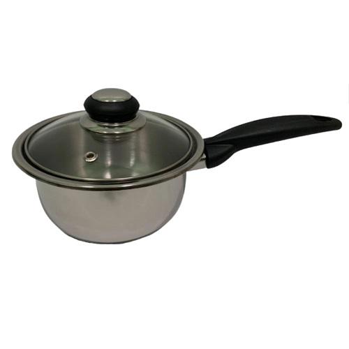 Ковш с крышкой Empire EM-5525 из нержавеющей стали 1,1 л 16 см