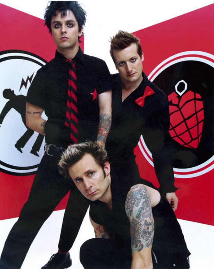 Картина Green Day Красный (wr312)