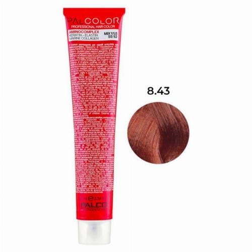 Крем-краска для волос PALCO с комплексом аминокислот 100 мл 8.43 блонд светлый медно-золотистый (2518343853)