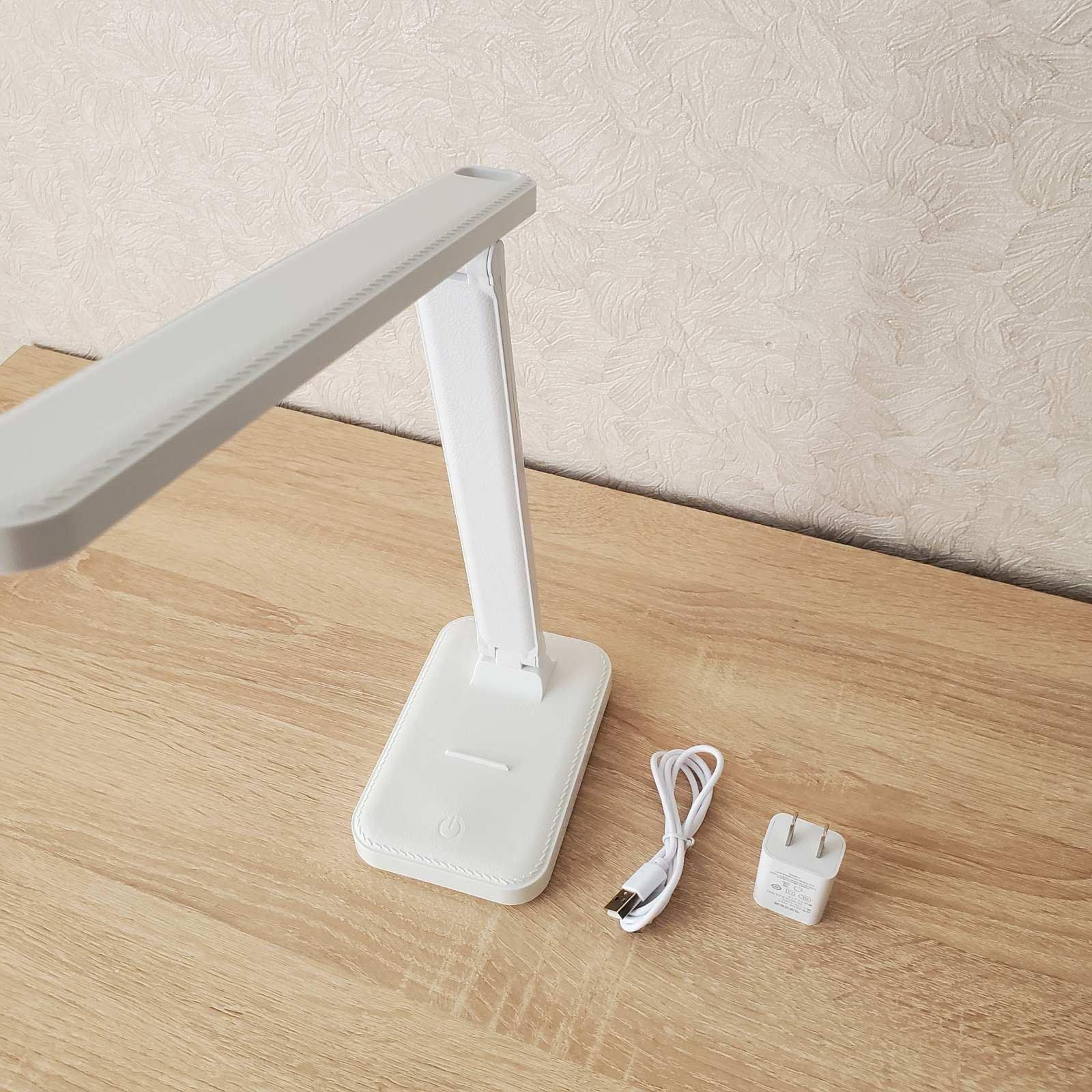 Настольная лампа светодиодная d 20 мм аккумуляторная 3 режима света с плавной регулировкой (3498) - фото 6