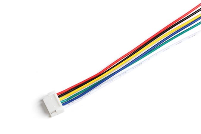 Кабель з одним конектором Micro JST GH 1,25 мм F 6 pin 15 см 50 шт.