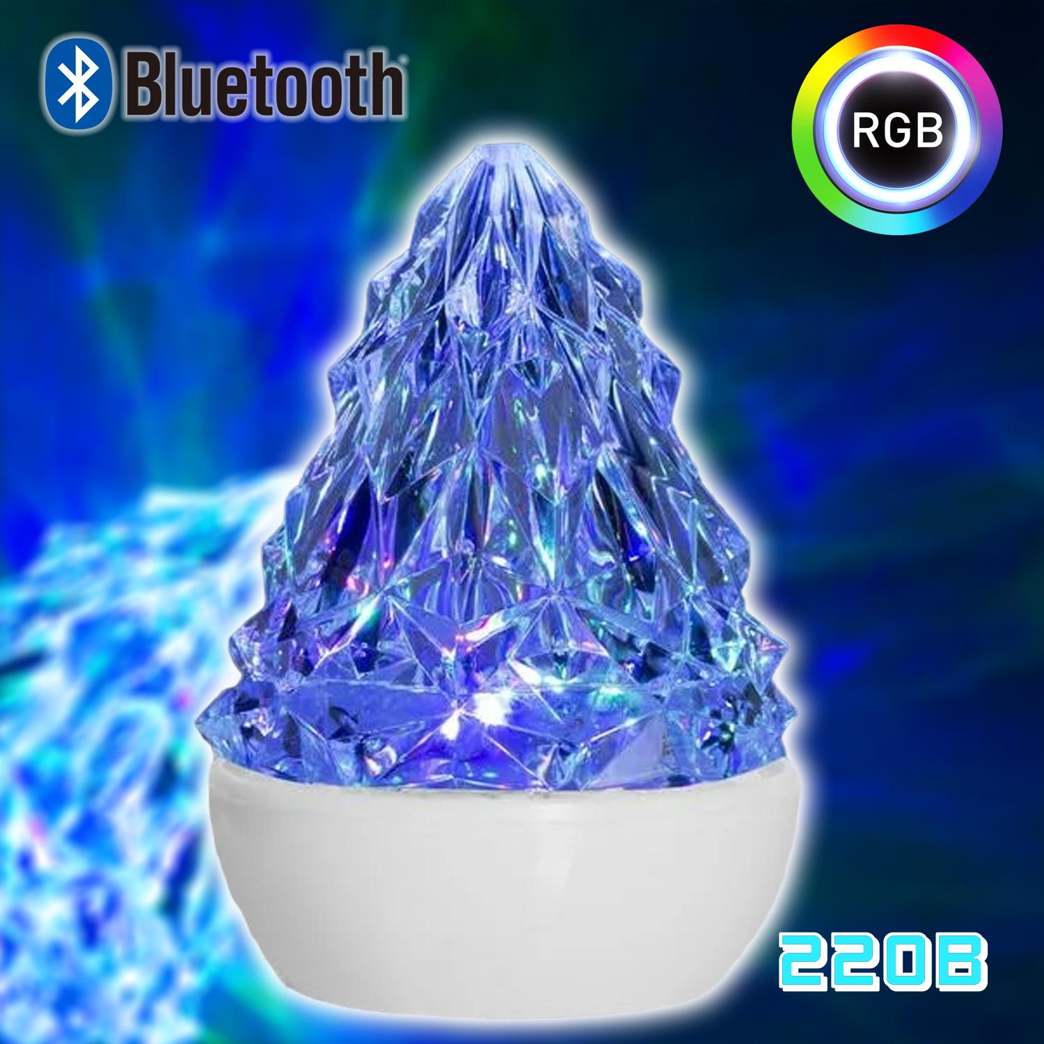 Проектор світлових ефектів Magic Light RD2 Кристал Bluetooth 12х17 см 220 В RGB (a804b0e3) - фото 4