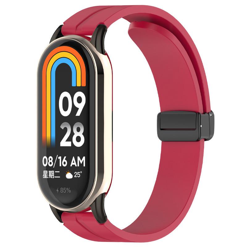 Ремінець Line Magnetic для Xiaomi Mi Band 9/8 Червоний (00000077060_5)