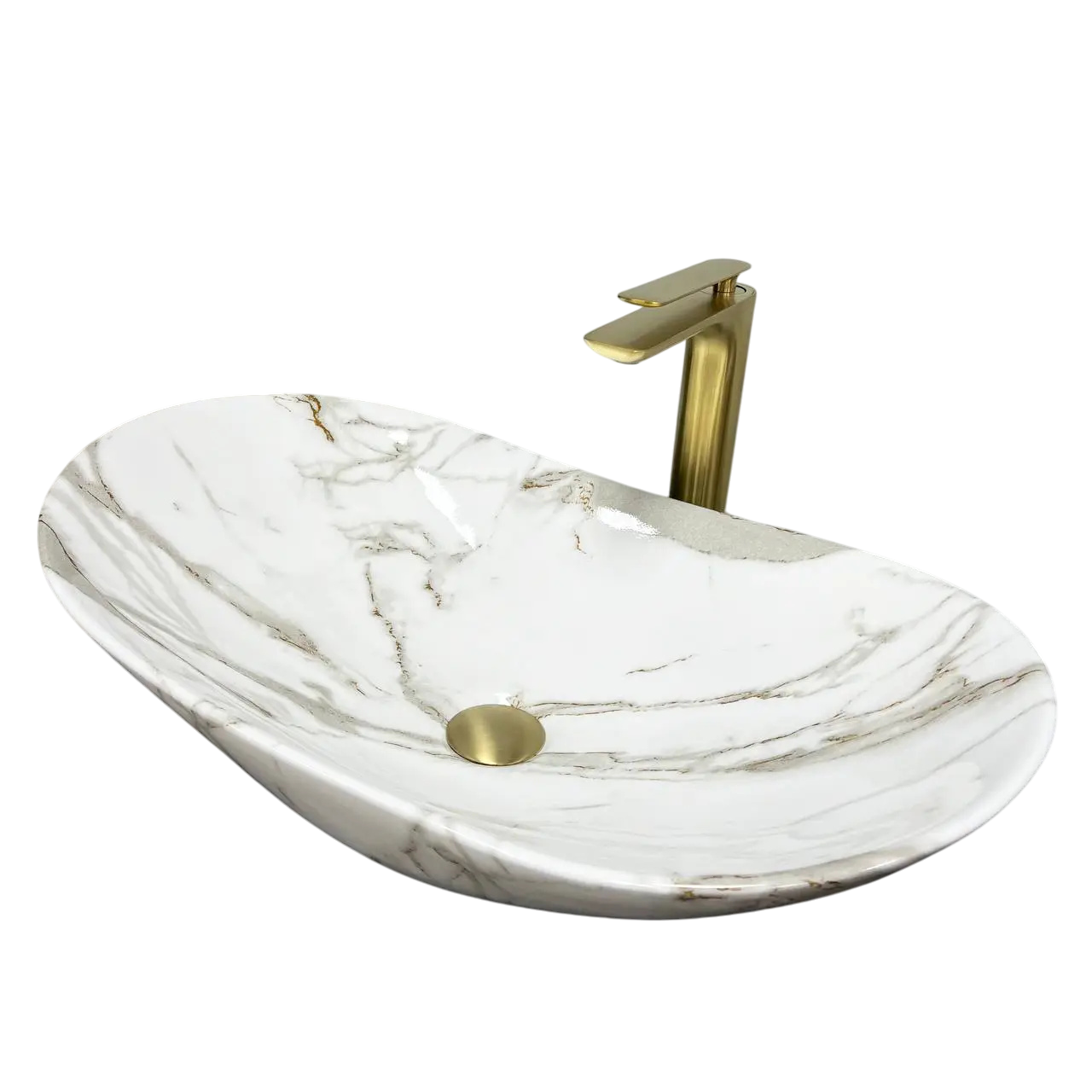 Раковина накладная VBI Turin Lava Glossy 360x615 мм овальная (RM-VBI-011506)