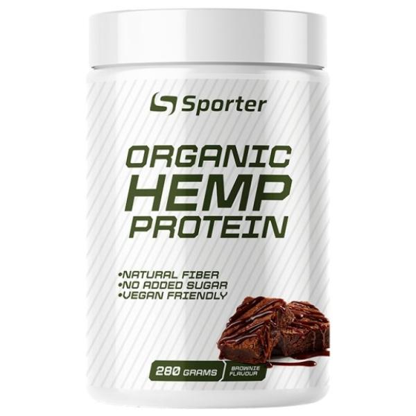 Протеин Sporter Organic Hemp Protein 280 г/7 servinгs Brownie (000023817)