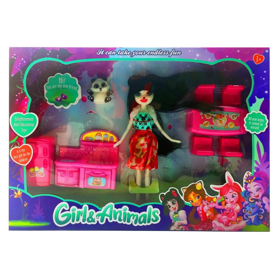 Лялька Enchantimals METR+ Фелісіті з аксесуарами 18 см Малиновий (IL-188-L-61)