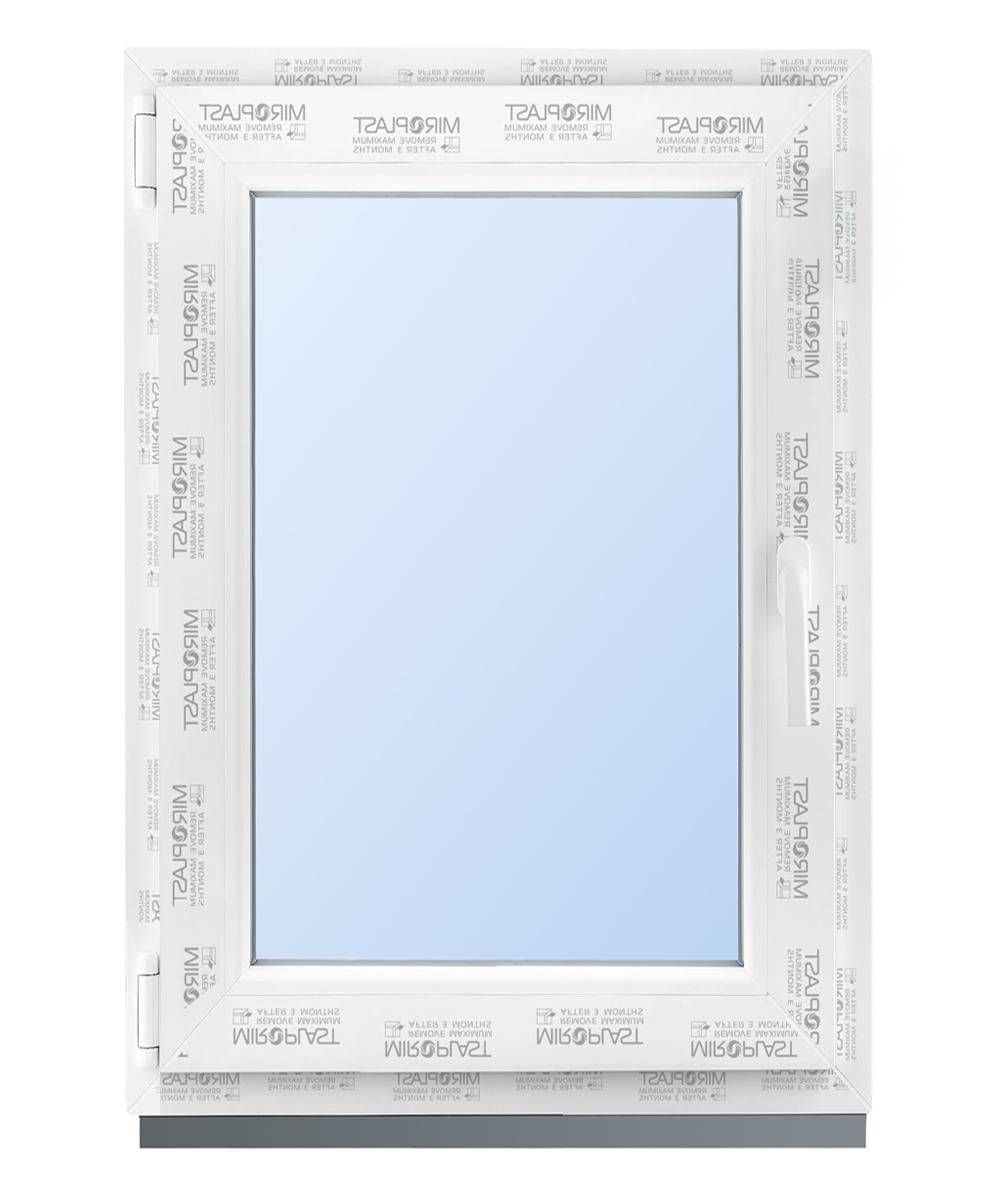 Окно металлопластиковое поворотно-откидное WDS Miroplast с однокамерным стеклопакетом 650х900 мм (4-16-4)