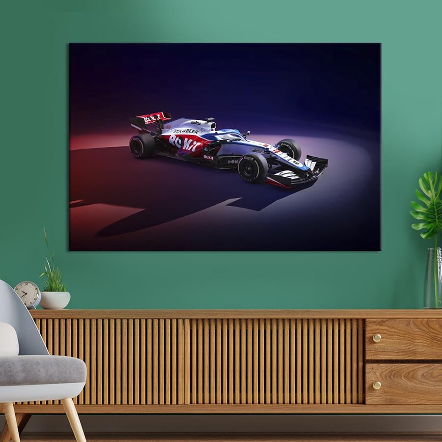 Картина на холсте Болид Формулы 1 75x50 см (1412-1)