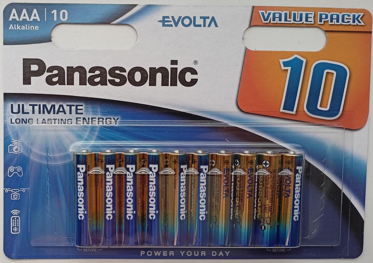 Батарейка PANASONIC LR03/AAA  EVOLTA ULTIMATE LONGEST LASTING 10 шт