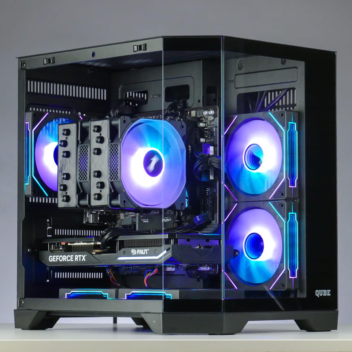 Игровой ПК Digitalfury R7 Ryzen 7 8700F 32 Gb DDR5 RTX 5070 12 Gb 1000 Gb SSD M2 B650 700W Игровой ПК Digitalfury R7 Ryzen 7 8700F 32 Gb DDR5 RTX 5070 12 Gb 1000 Gb SSD M2 B650 700W