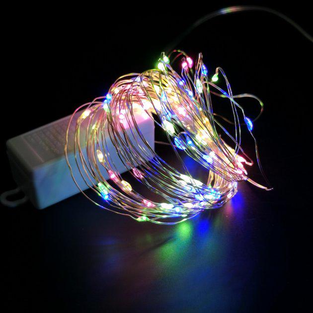 Гирлянда медная проволока RD-7106 100LED 10 м RGB (10-3-480047)