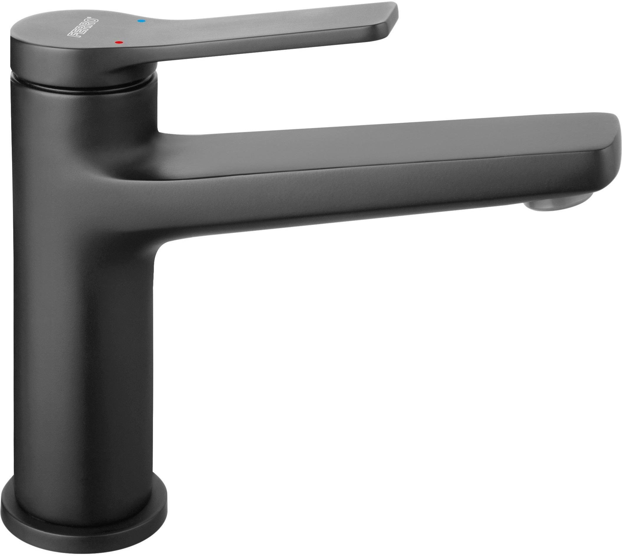 Смеситель для умывальника Ferro Stratos Black (BSC2BL)