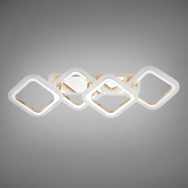 Люстра світлодіодна смарт з пультом 60 Вт Золотий (HA8160/2+2G 3col dim) - фото 3 Люстра світлодіодна смарт з пультом 60 Вт Золотий (HA8160/2+2G 3col dim) - фото 3