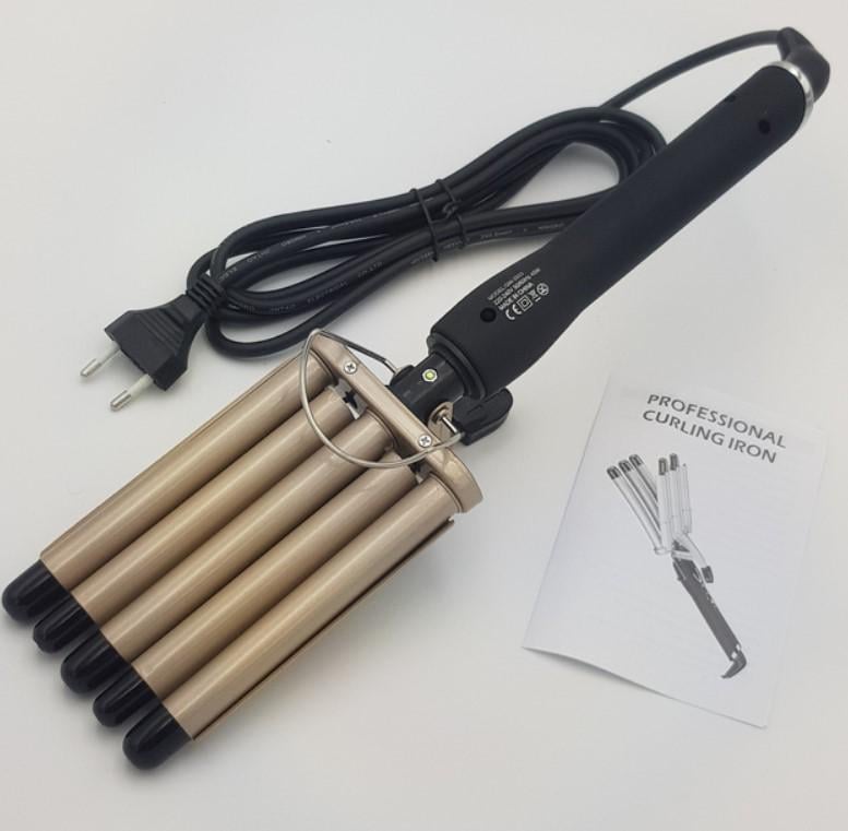 Плойка-стайлер для волос Gemei GM-2933 5 волн 45 Вт (2390000039) - фото 12 Плойка-стайлер для волос Gemei GM-2933 5 волн 45 Вт (2390000039) - фото 12