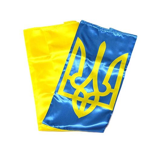 Флаг с трезубцем П6 атласный (П6АТ)