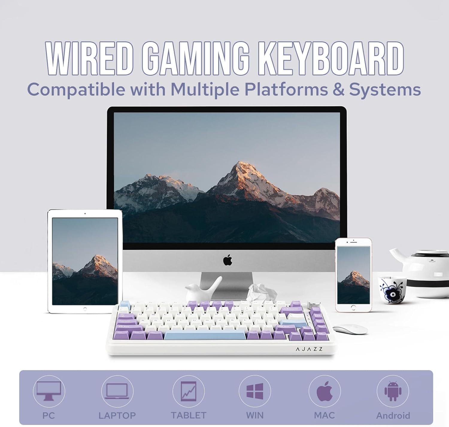 Клавиатура механическая Ajazz AK820 Max HE с магнитными переключателями Белый (25250378) - фото 5