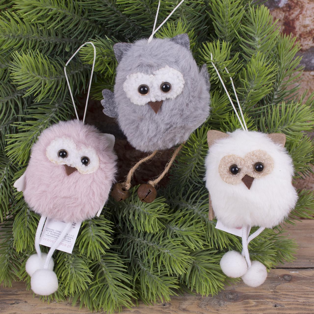 Подвеска Сова помпон 3 шт. (2513)