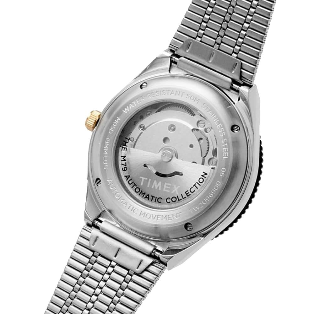 Наручний годинник чоловічий Timex M79 Automatic механічний Silver (Tx2u96900) - фото 2 Наручний годинник чоловічий Timex M79 Automatic механічний Silver (Tx2u96900) - фото 2