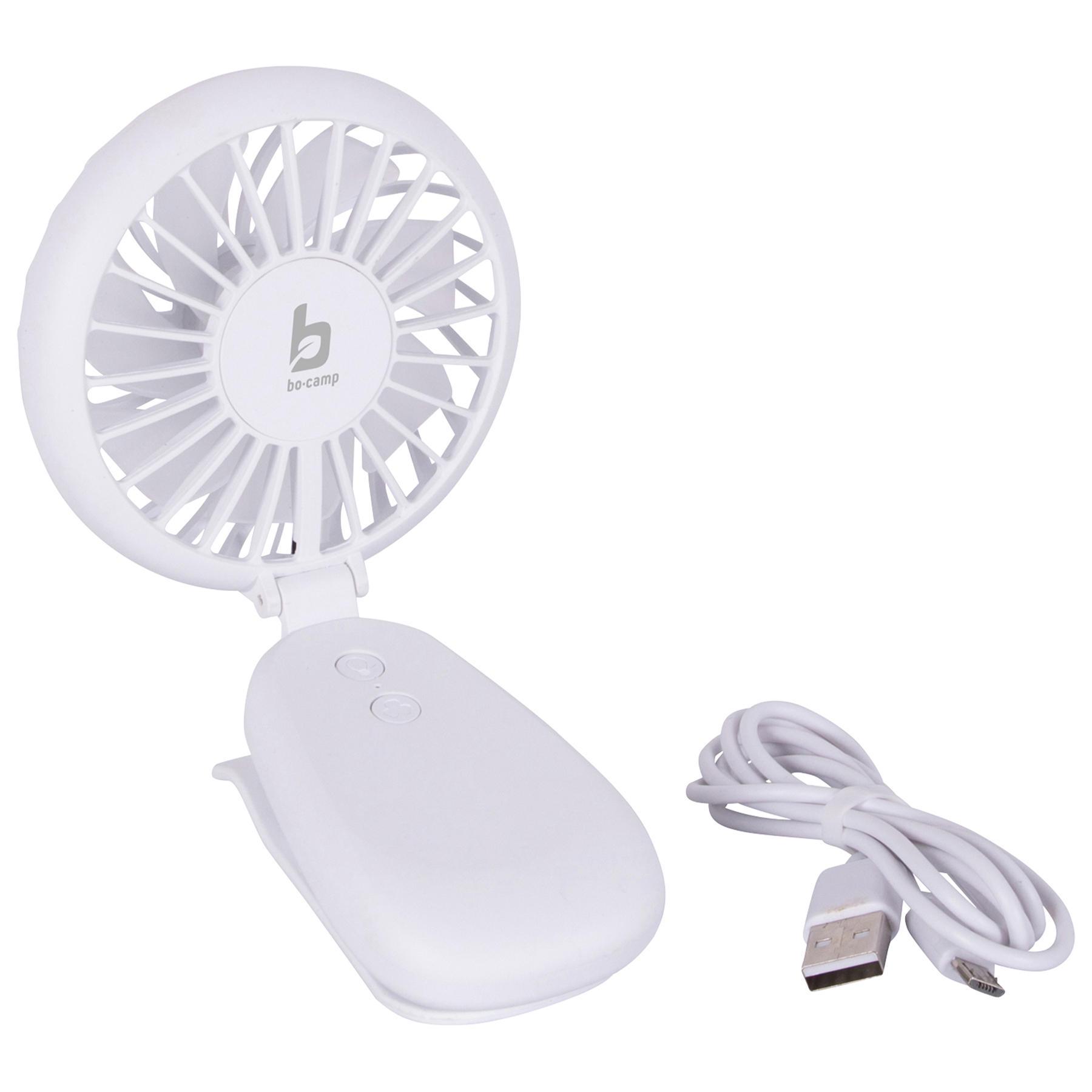 Вентилятор акумуляторний Bo-Camp Mini Fan With Clamp White (8520960) - фото 2 Вентилятор акумуляторний Bo-Camp Mini Fan With Clamp White (8520960) - фото 2