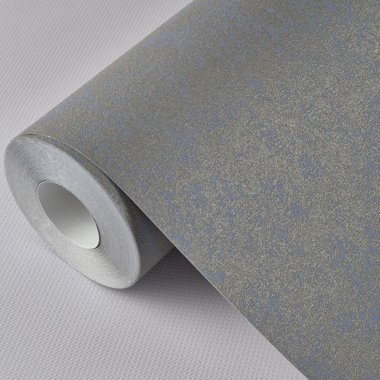 Шпалери вінілові на флізеліновій основі для спальні/вітальні/кабінету Marburg 58140 0,53х10,05 м Блакитно-золотий (2785922162) - фото 5