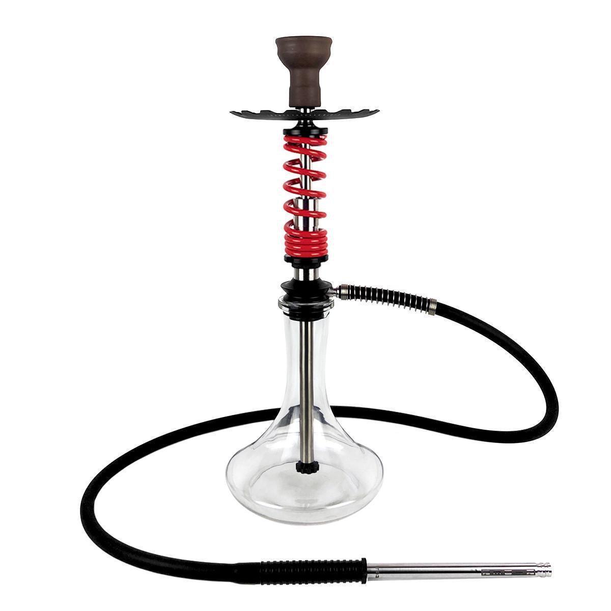 Кальян Hookah Trumpet Rider S Red колба Craft Clear