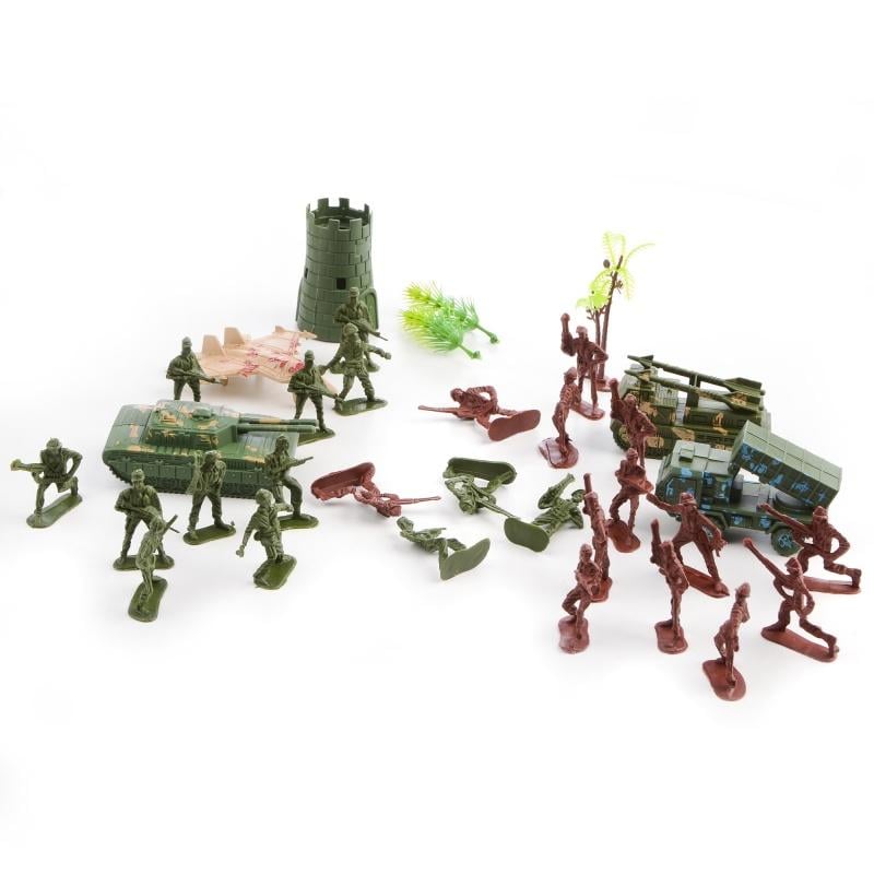 Игровой набор Солдатики/Укрепления танк (ID258)