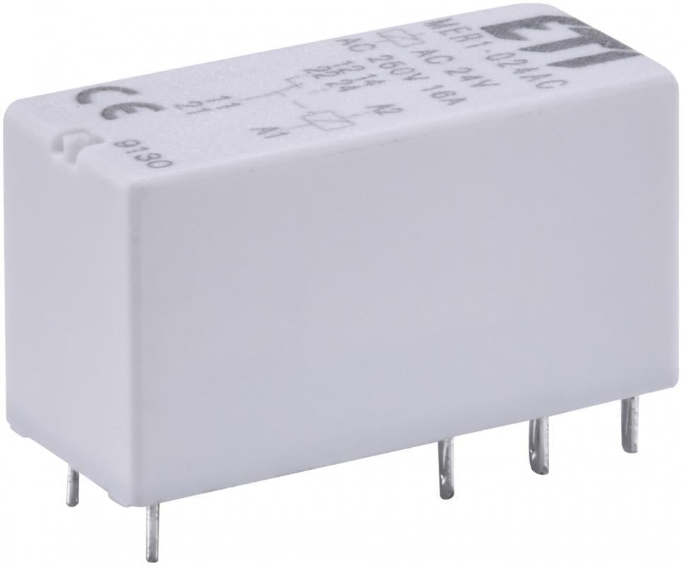 Реле промежуточное ETI MER1-024AC 16А 1к 24V AC миниатюрное (2473043)
