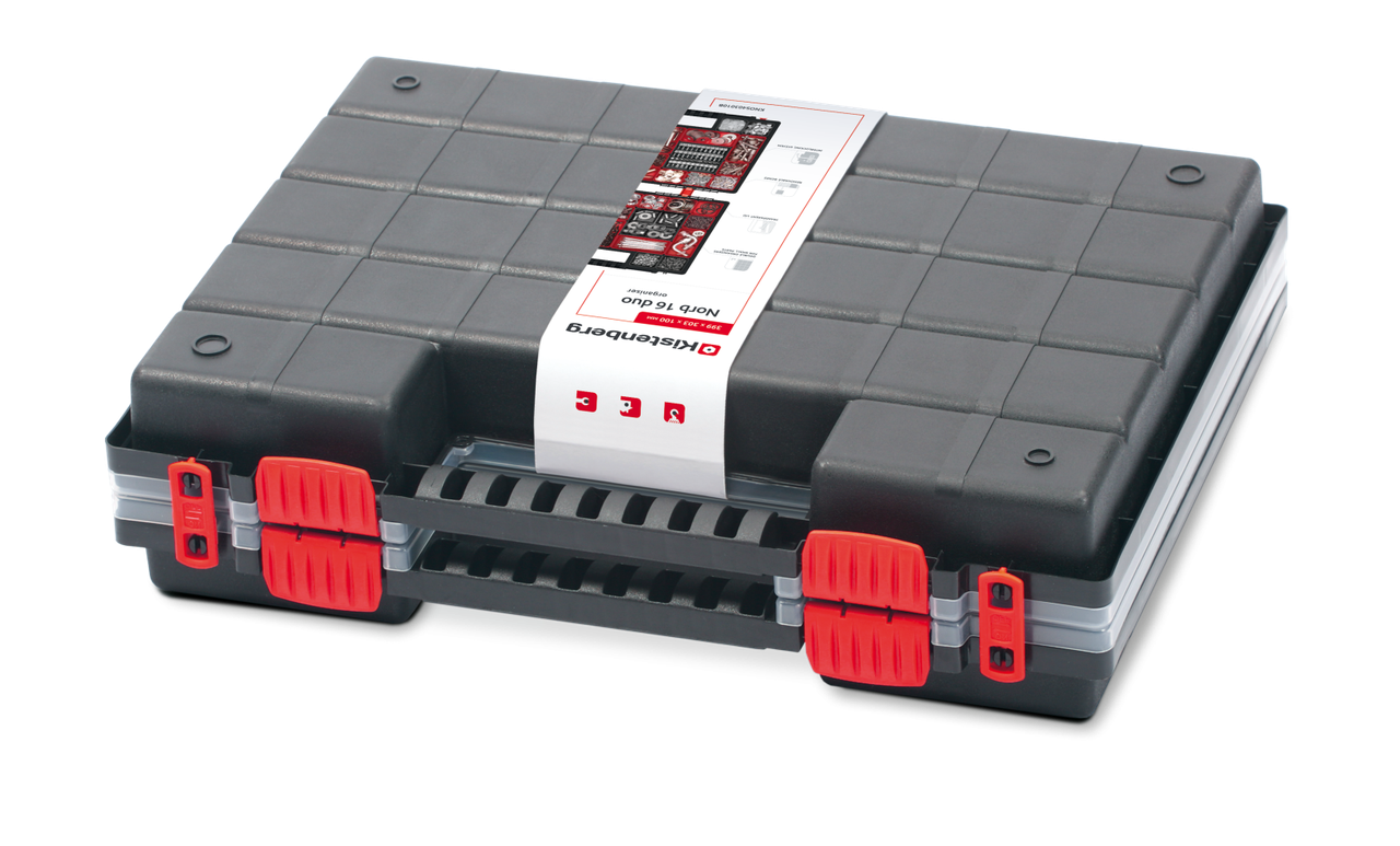 Органайзер для метизов/мелких деталей Kistenberg 16" NORB DUO KNOS403010B (29925881)