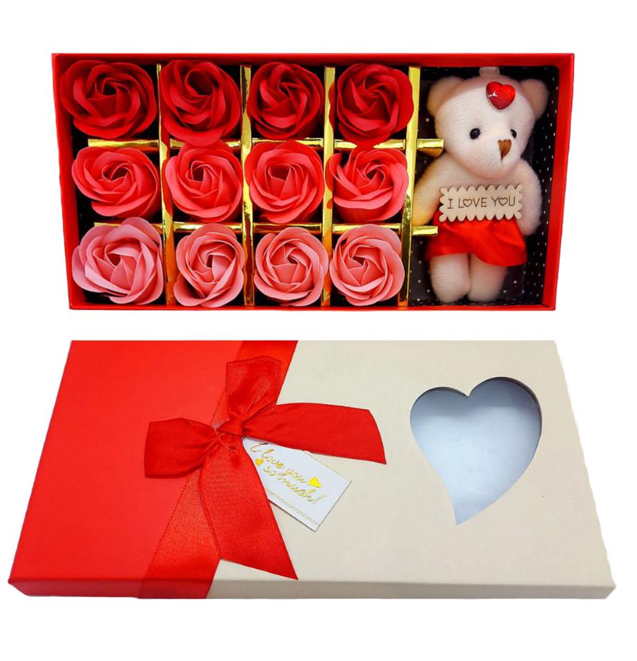 Троянди ароматичні з мила 10 шт. Червоний