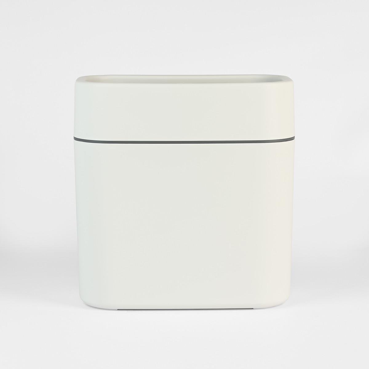 Ведро для мусора MVM MY HOME BIN-24 без крышки 10 л Белый/Серый (BIN-24 10L WHITE/GRAY) - фото 3