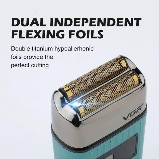 Электробритва Шейвер VGR аккумуляторная с USB и LED дисплеем (V-357) - фото 5