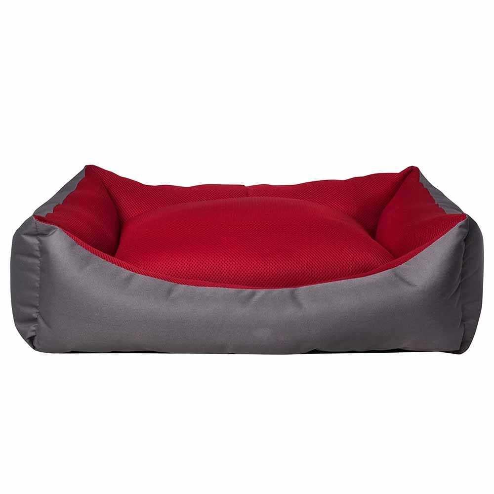 Лежак диван ONURMA 50x38x19 см Серый/Красный (00000006800)