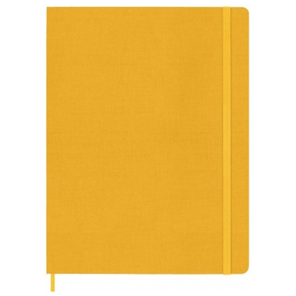 Записная книжка Moleskine Silk большая в линию Оранжевый (QP090M2SILK)