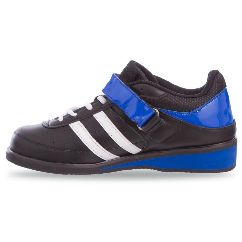 Штангетки для важкої атлетики Zelart р. 39 Чорний/Синій (OB-1264) - фото 3