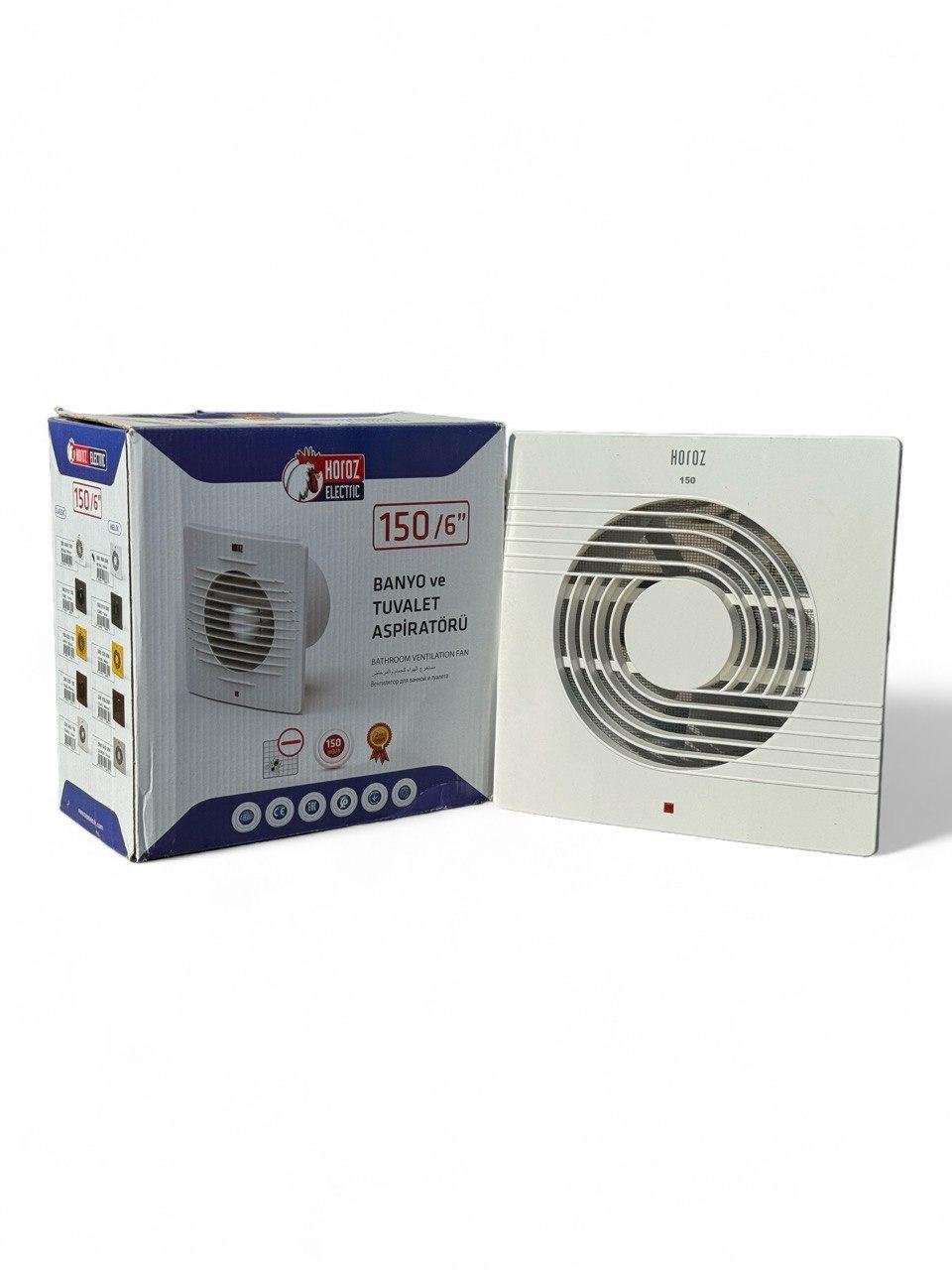 Вентилятор HOROZ ELECTRIC 20 Вт 150 мм (500-000-006)