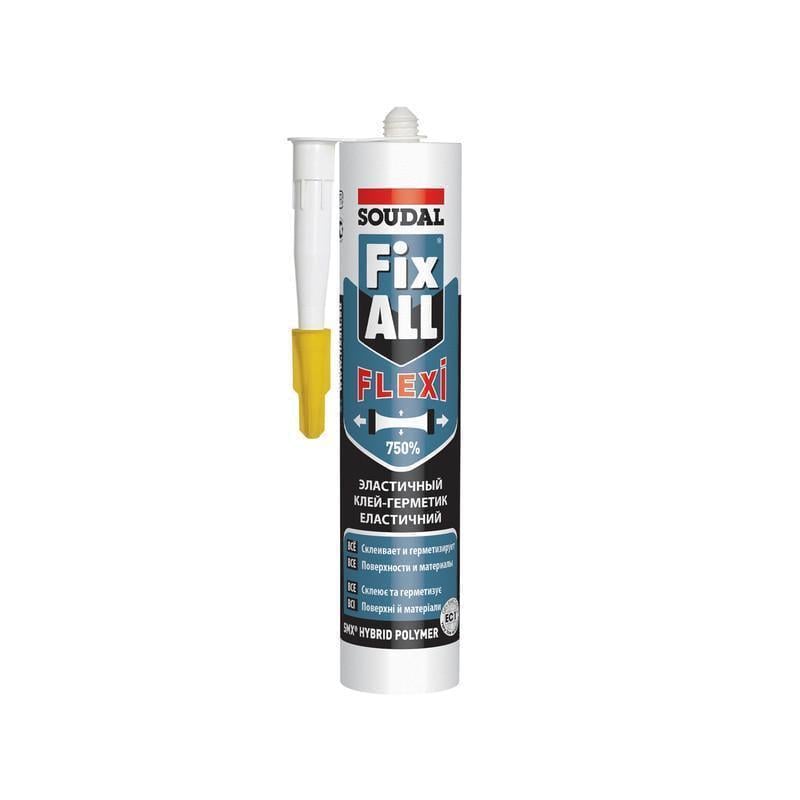 Клей-герметик универсальный SOUDAL FIX All Flexi SMX-полимер 290 мл 3 шт. Серый (0000200000000080003)