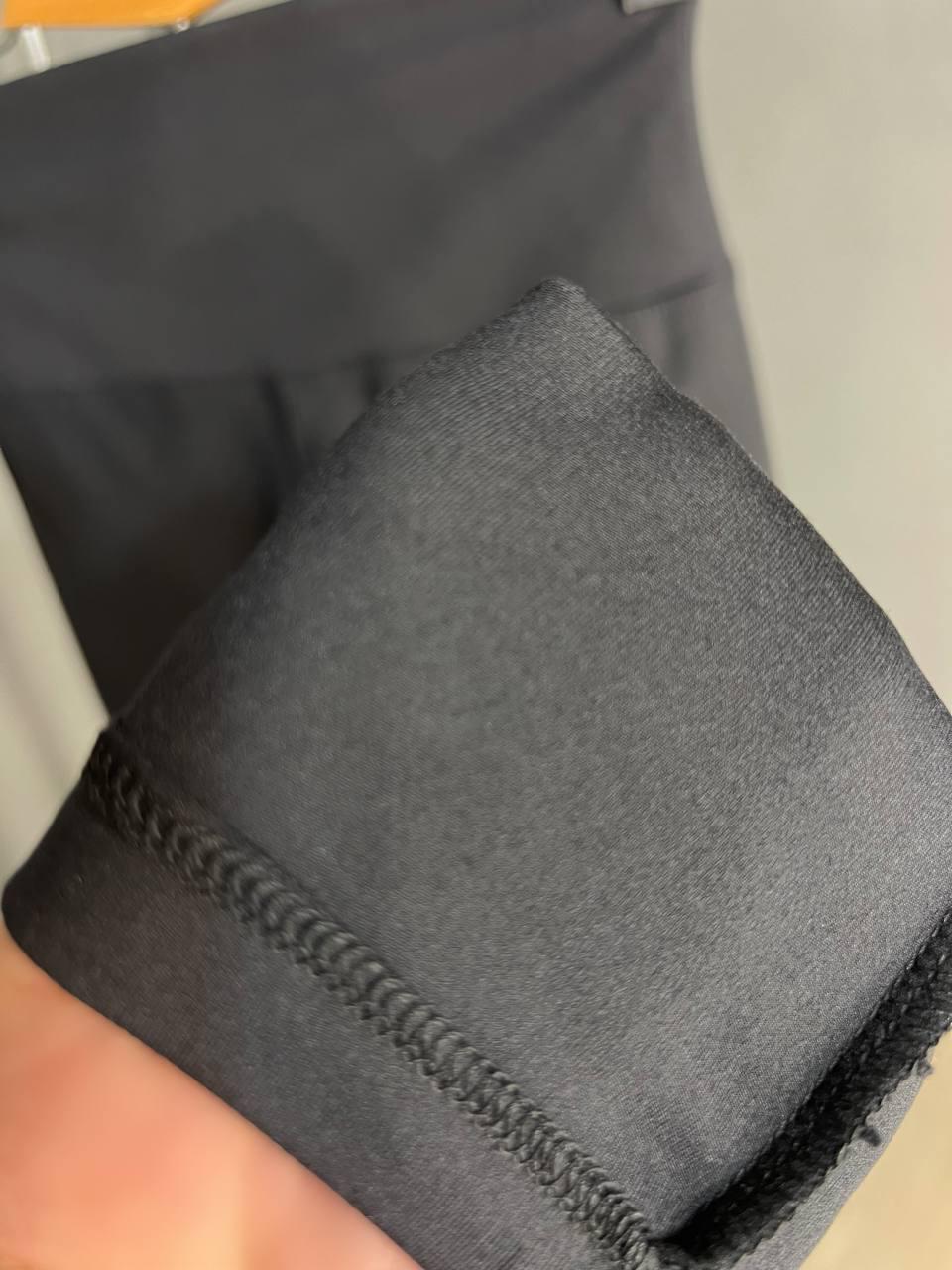 Лосини жіночі LADY HUREM 2512 дайвінг ойшо висока талія широкий пояс S Чорний (3711) - фото 8