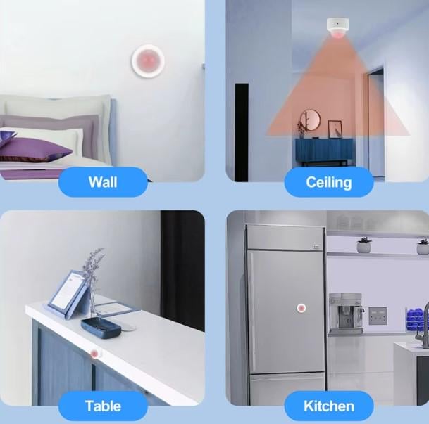 Датчик руху Tuya Zigbee Mini PIR Smart Life (AWN-00170) - фото 2