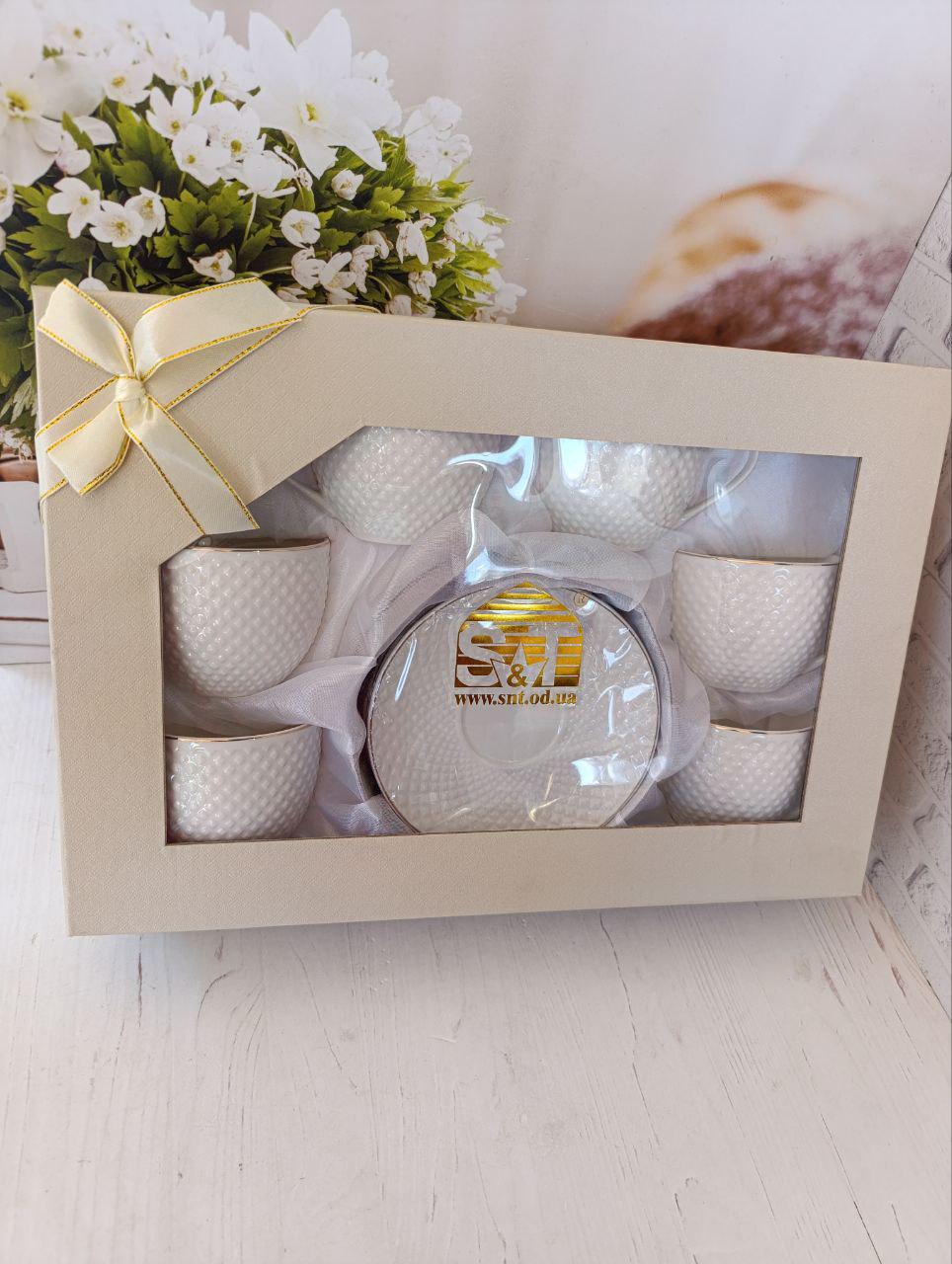 Сервиз чайный SNT фарфор 260 мл 12 предметов Белый (17161-00) - фото 5 Сервиз чайный SNT фарфор 260 мл 12 предметов Белый (17161-00) - фото 5