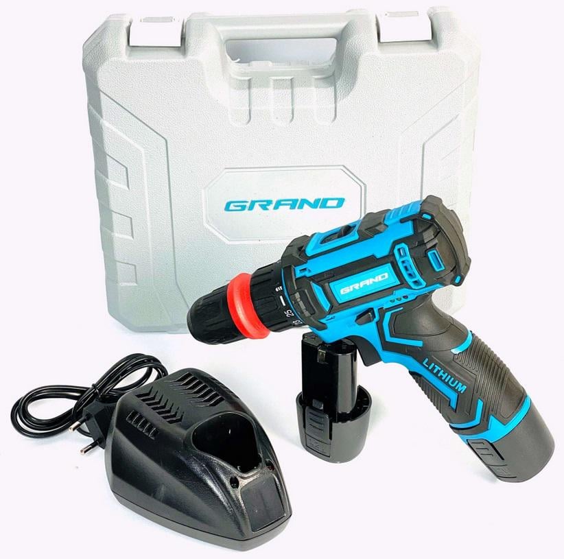 Шуруповерт аккумуляторный Grand ДА-12Li/DFR Шуруповерт аккумуляторный Grand ДА-12Li/DFR