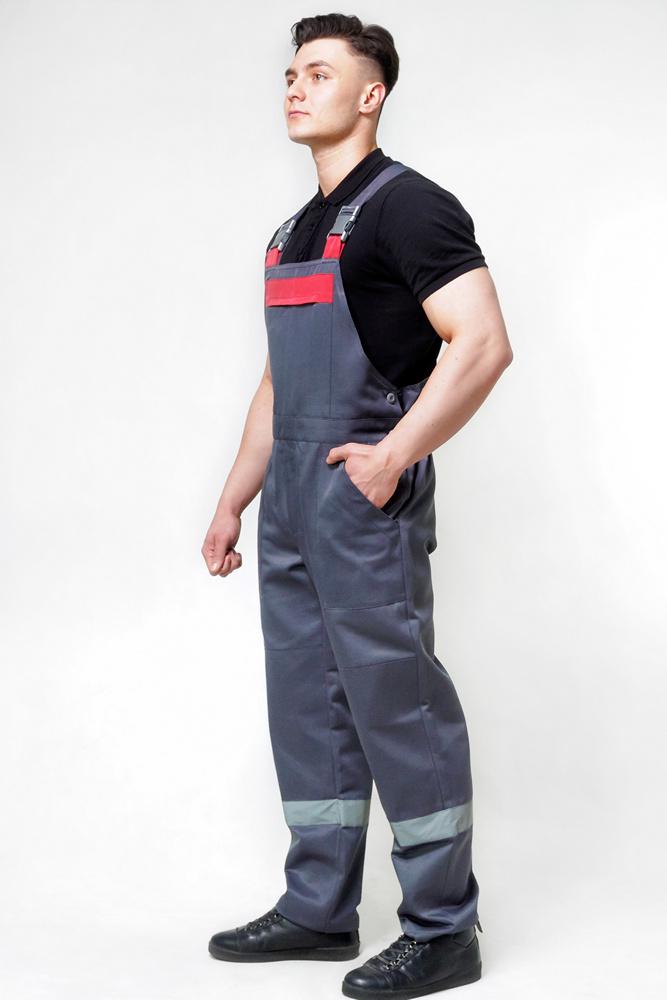 Напівкомбінезон робочий Проспероус Дефенса з СПС стрічкою р. 48/50 Сірий (13714505) - фото 3 Напівкомбінезон робочий Проспероус Дефенса з СПС стрічкою р. 48/50 Сірий (13714505) - фото 3