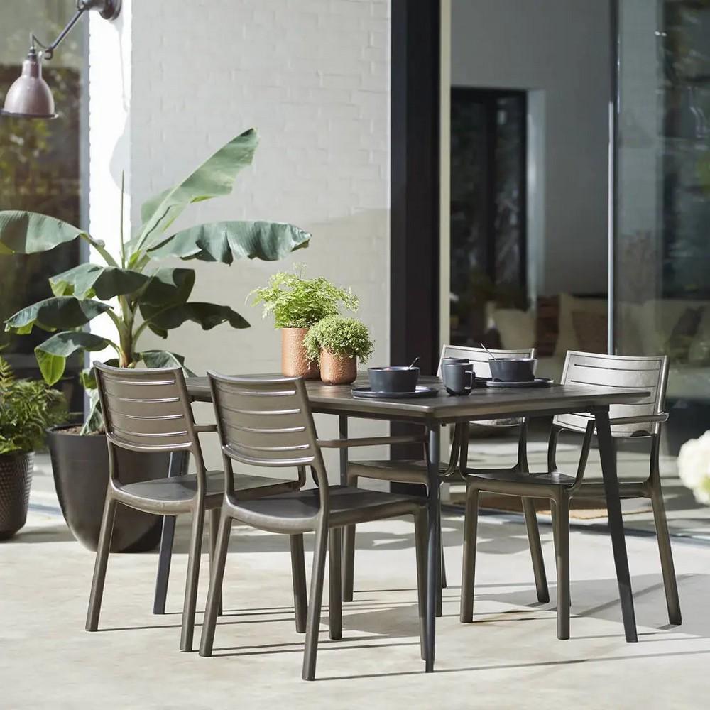 Стол садовый Keter Metalea Бронзовый (247274) - фото 6