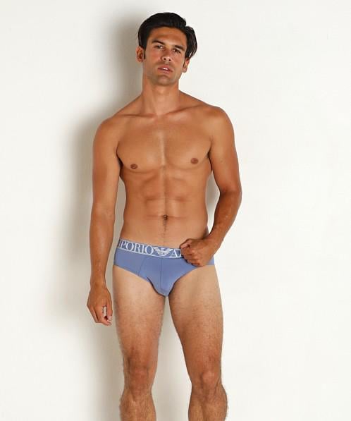 Трусы мужские слипы Emporio Armani М Голубой (3F511-110814гол) Трусы мужские слипы Emporio Armani М Голубой (3F511-110814гол)